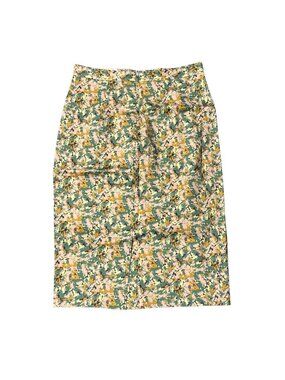AMASS Yellow/Green Camo Pencil Skirt – Knee Length
